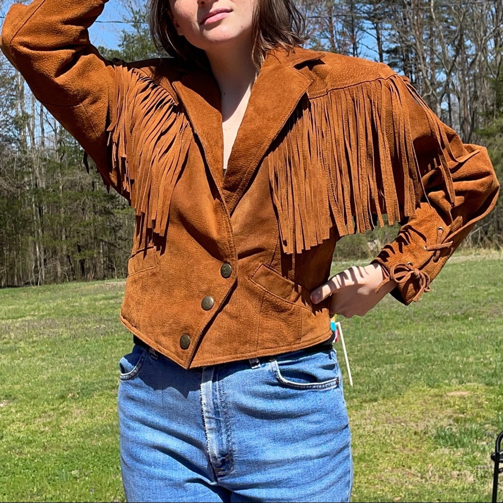 Wilson’s fringe leather jacket